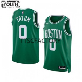 Boston Celtics Jayson Tatum 0 Nike 2022-23 Icon Edition Green Lasten Pelipaidat Swingman